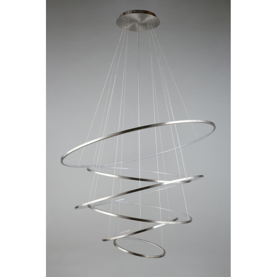 APL.020.13.243 APLOYT Monisia подвесная светодиодная люстра 6 колец, 1200-1000-800-800-600-400мм, 243W, 4000K, хром