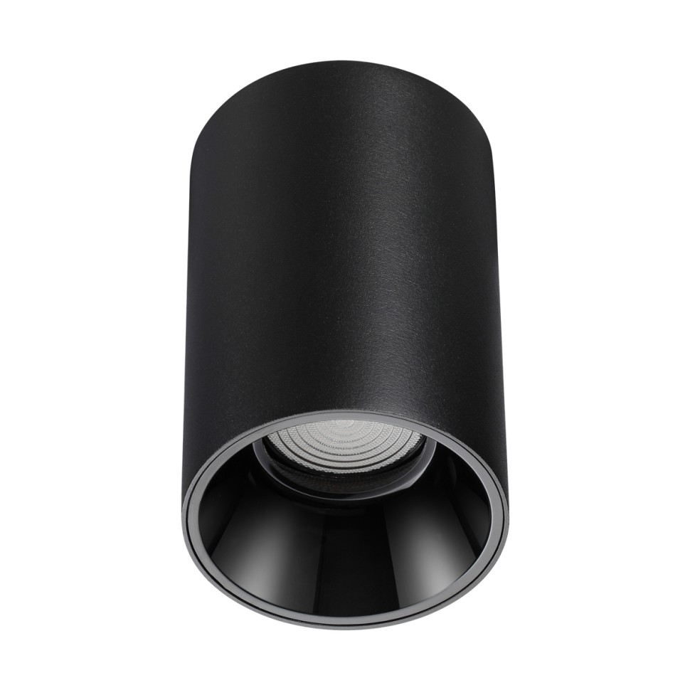 359419 NOVOTECH Накладной черный светодиодный влагозащищённый IP54 светильник RECTE 10W 4000K