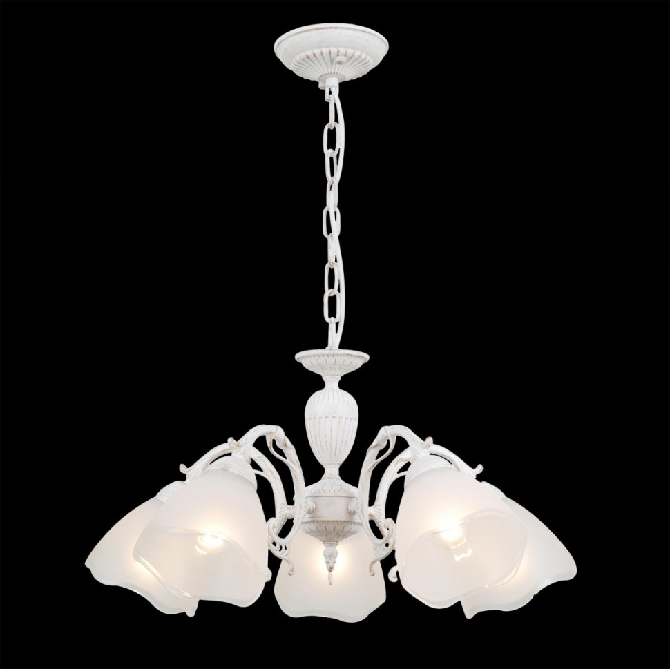 CL413250 CITILUX подвесная люстра Патина Латур, белый, золото, E27*5*75W