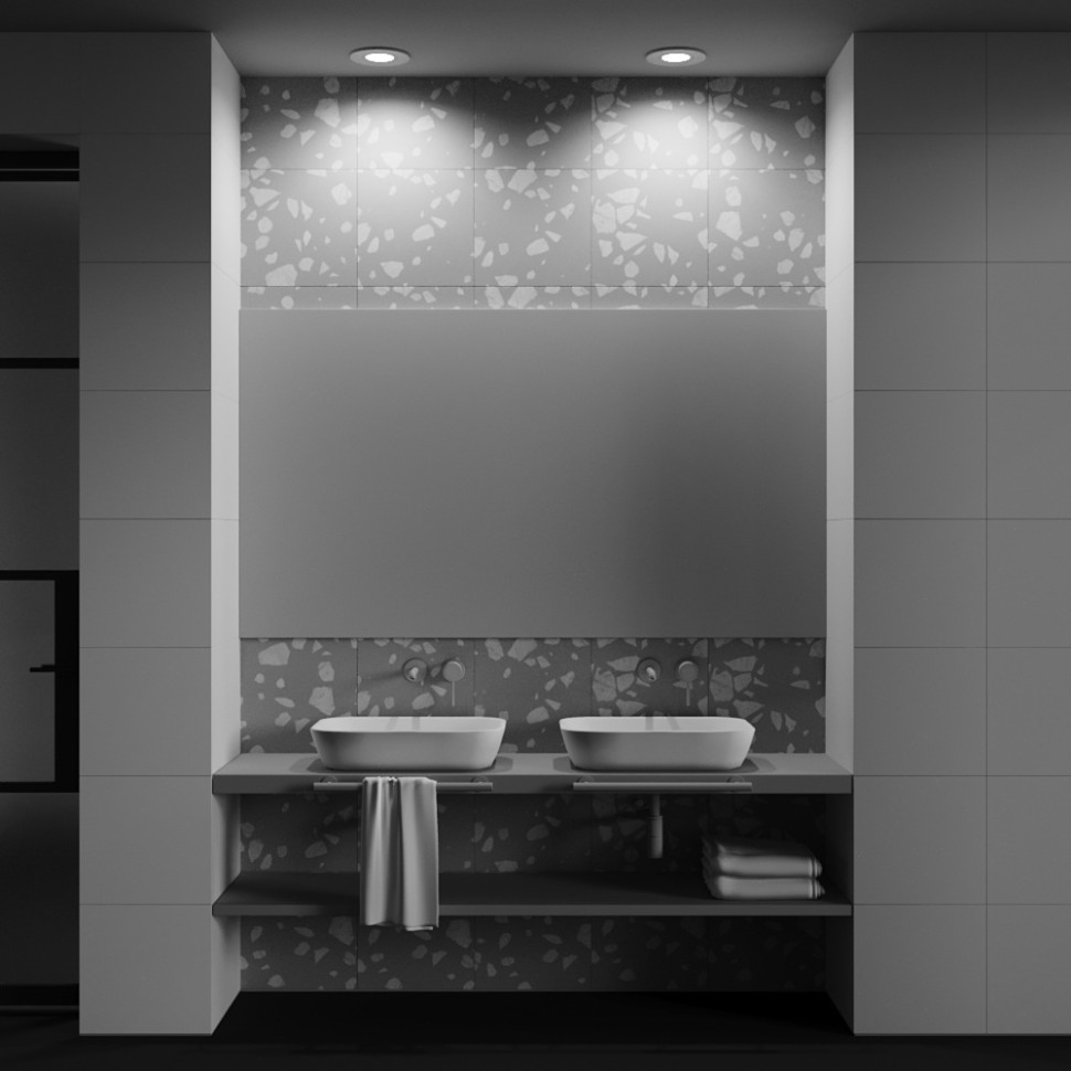 DL061-GU10-W Maytoni Wink Белый встраиваемый влагозащищенный IP65 светильник, круглый, поворотный