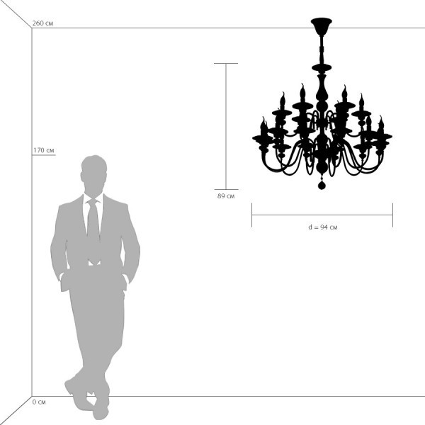 699184 Osgona Подвесная люстра AZZURRO