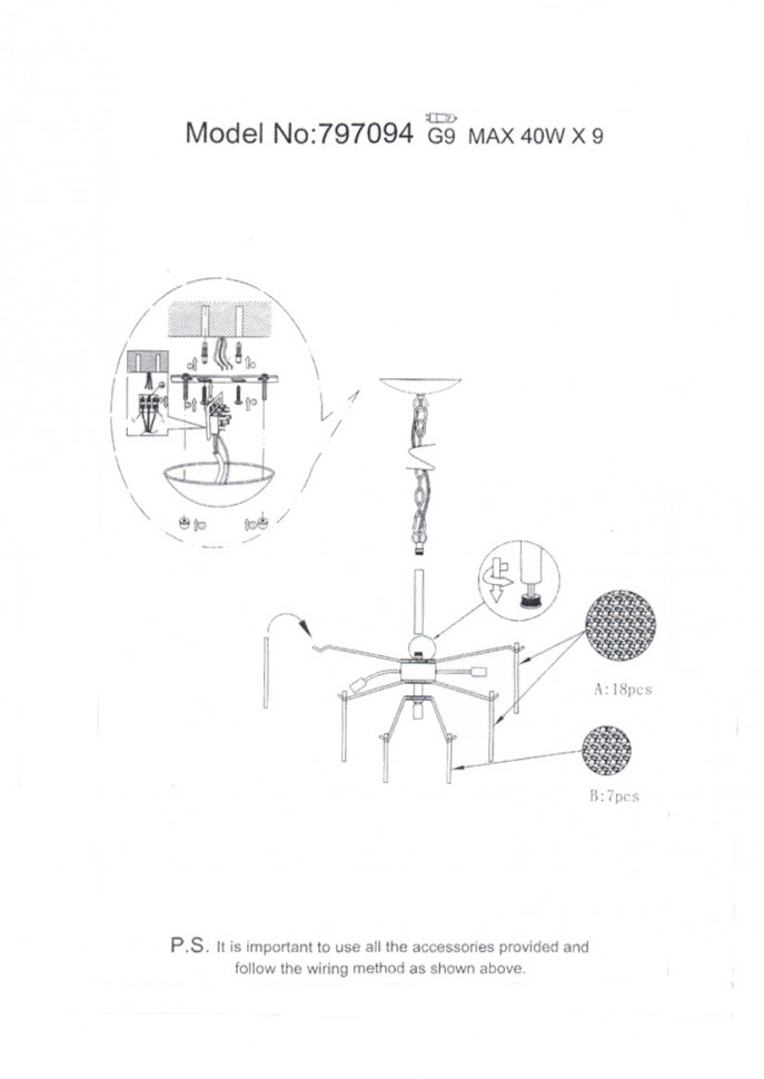 797094 Lightstar Подвесная люстра CIRCO