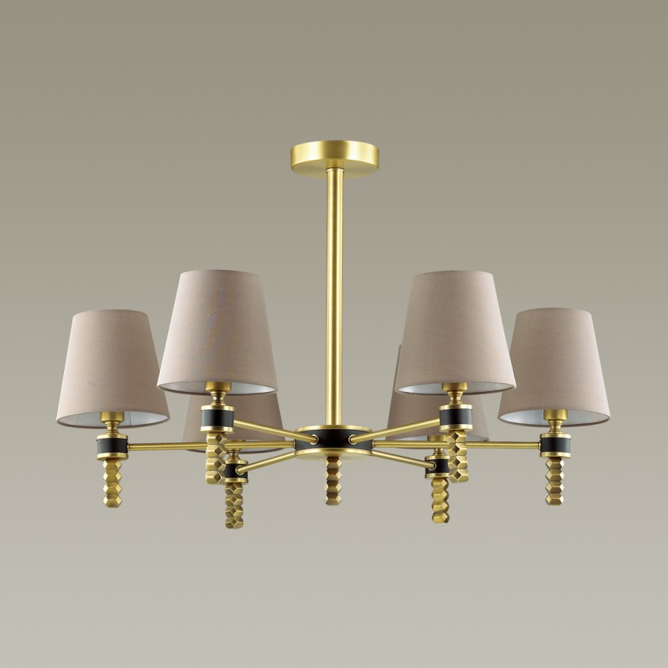 4429/6C Lumion потолочная люстра MONTANA, античная латунь, бежевый