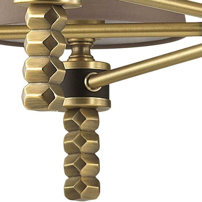 4429/6C Lumion потолочная люстра MONTANA, античная латунь, бежевый