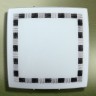 V6661/2A VitaLuce настенно-потолочный светильник квадратная Тарелка с рисунком, 30х30см, Е27*2*60Вт