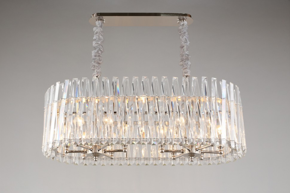 APL.808.03.12 APLOYT подвесная хрустальная люстра Verene, Е14*12, хром