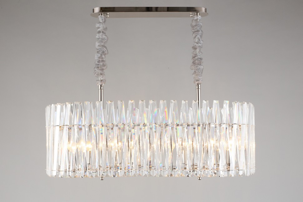 APL.808.03.12 APLOYT подвесная хрустальная люстра Verene, Е14*12, хром