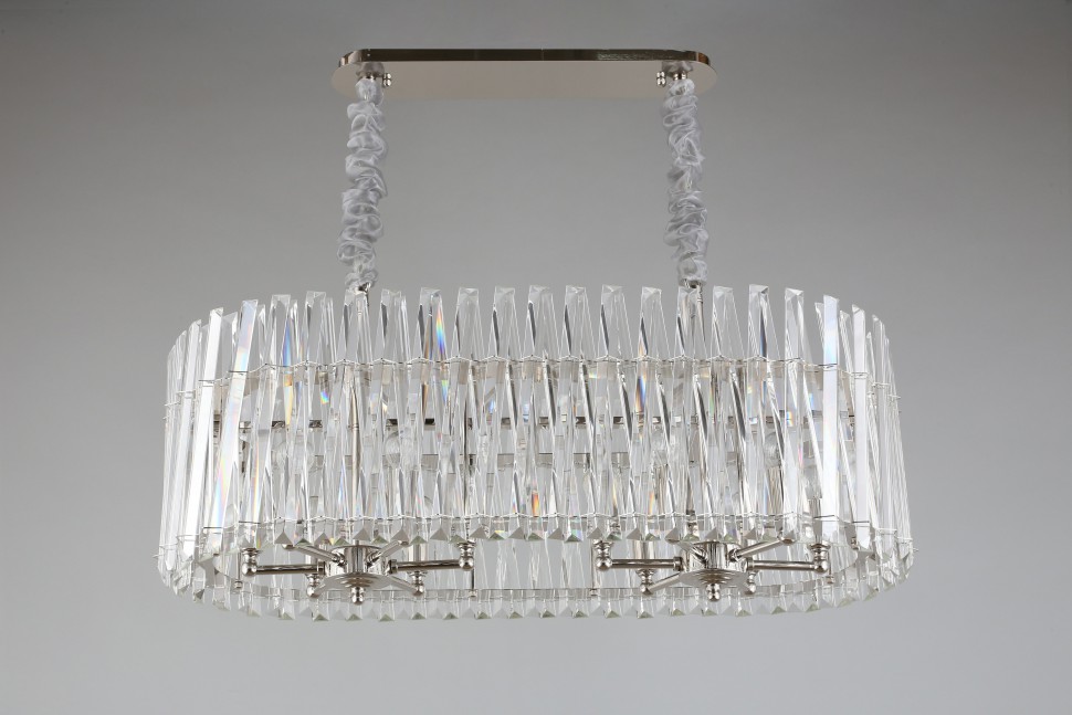APL.808.03.12 APLOYT подвесная хрустальная люстра Verene, Е14*12, хром
