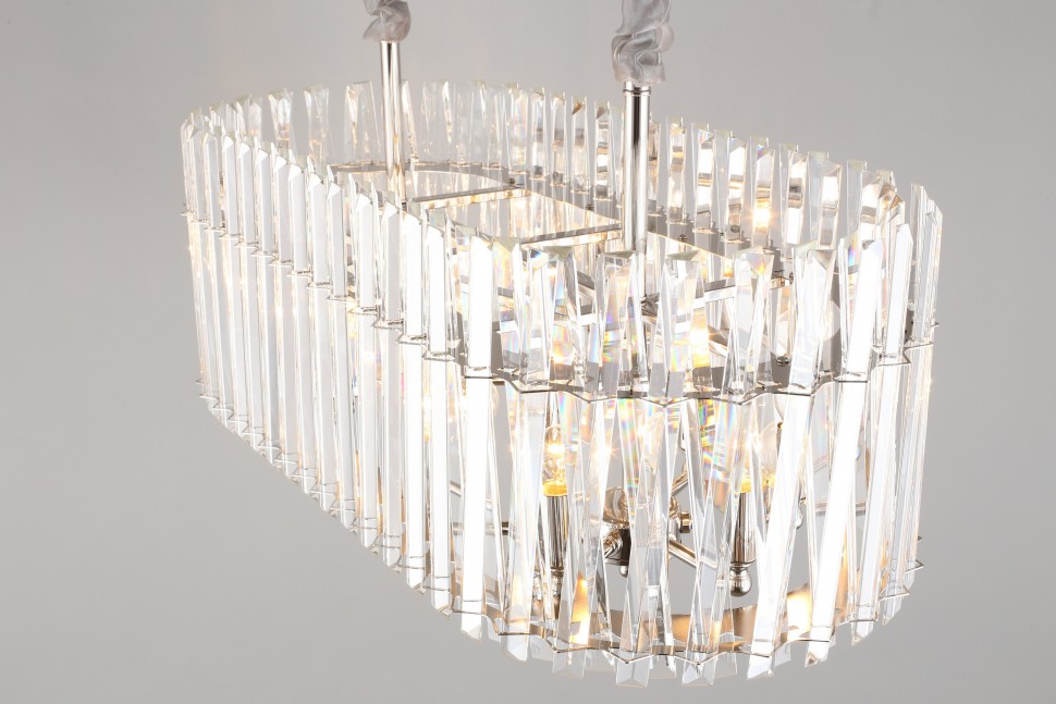 APL.808.03.12 APLOYT подвесная хрустальная люстра Verene, Е14*12, хром