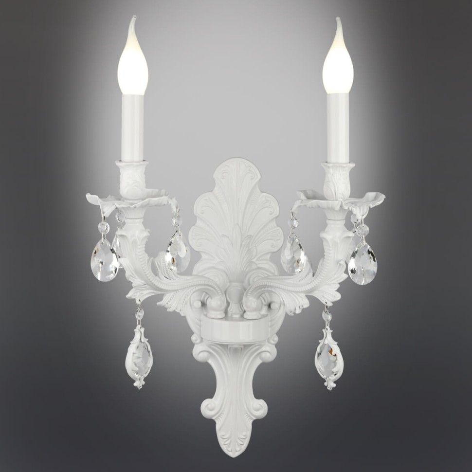 OML-74711-02 OMNILUX классическое бра Senis, белое, E14*2*40W