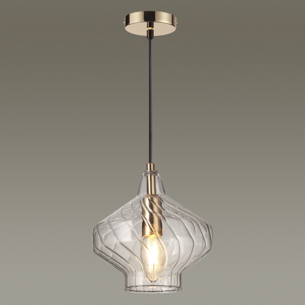 Архив - 4584/1 LUMION SUSPENTIONI Подвес DOVE, золотой, прозрачный