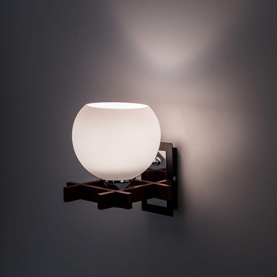 CL114311 CITILUX деревянное бра Нарита, венге, хром