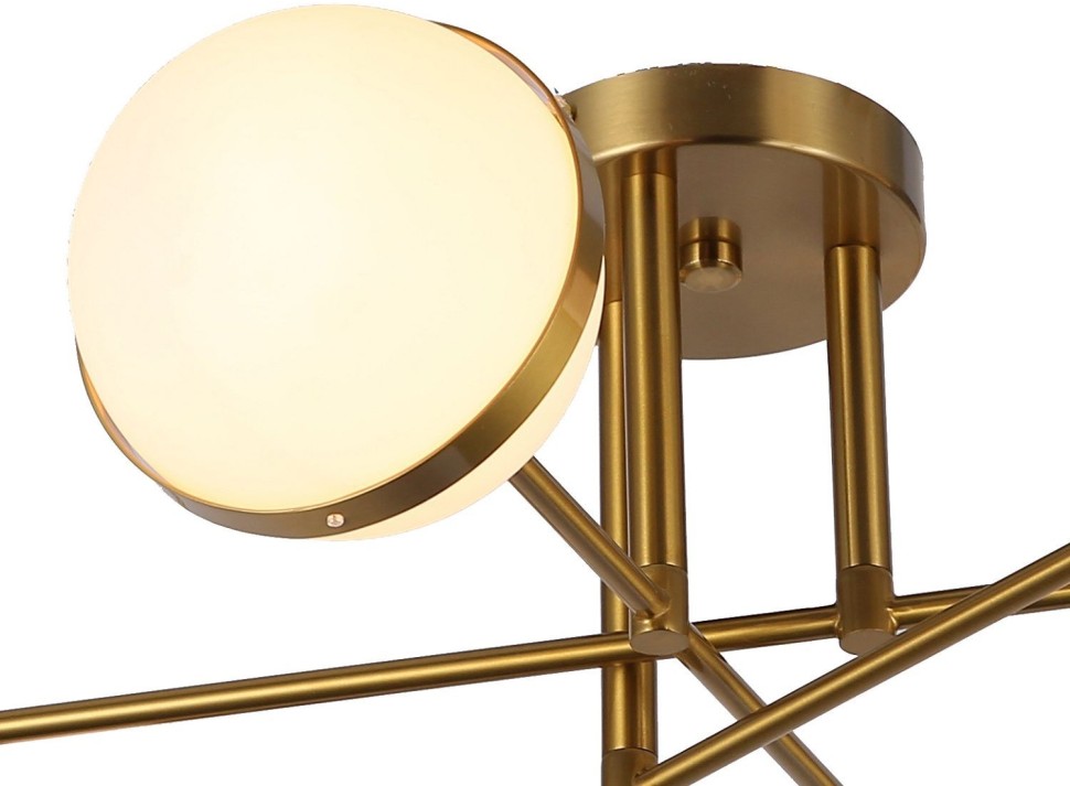 3051-6P F-Promo Stripy Потолочный светильник на Штанге E27*6*60W, медь, белый