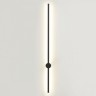 4335/18WLP ODEON LIGHT Fellini чёрный настенный светильник отраженного света, IP20, LED 18W, 849Лм, 3000K/4000K, 100см