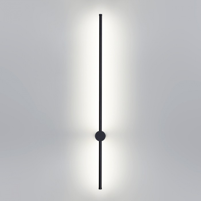 4335/18WLP ODEON LIGHT Fellini чёрный настенный светильник отраженного света, IP20, LED 18W, 849Лм, 3000K/4000K, 100см