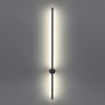 4335/18WLP ODEON LIGHT Fellini чёрный настенный светильник отраженного света, IP20, LED 18W, 849Лм, 3000K/4000K, 100см