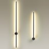 4335/18WLP ODEON LIGHT Fellini чёрный настенный светильник отраженного света, IP20, LED 18W, 849Лм, 3000K/4000K, 100см