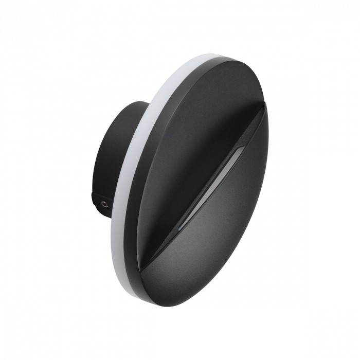 359533 NOVOTECH STREET черный ландшафтный светодиодный настенный светильник HALO, IP54, 10W, 3000К