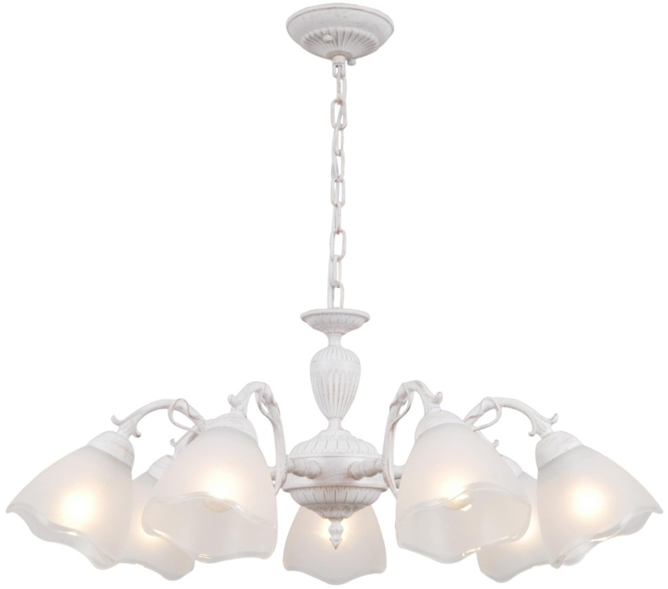 CL413270 CITILUX подвесная люстра Патина Латур, белый, золото, E27*7*75W