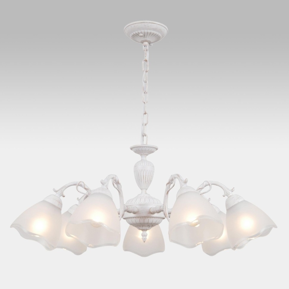 CL413270 CITILUX подвесная люстра Патина Латур, белый, золото, E27*7*75W