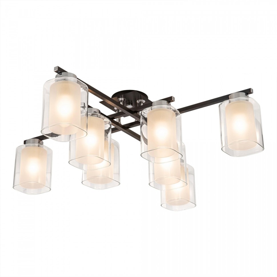 CL111181 Citilux Потолочный светильник Диез, черный, хром, E27*8*75W