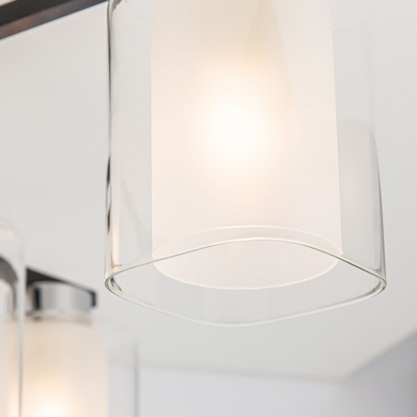 CL111181 Citilux Потолочный светильник Диез, черный, хром, E27*8*75W