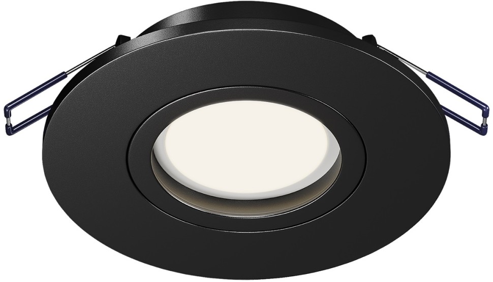 DL061-GU10-B Maytoni Wink Черный встраиваемый влагозащищенный IP65 светильник, круглый, поворотный