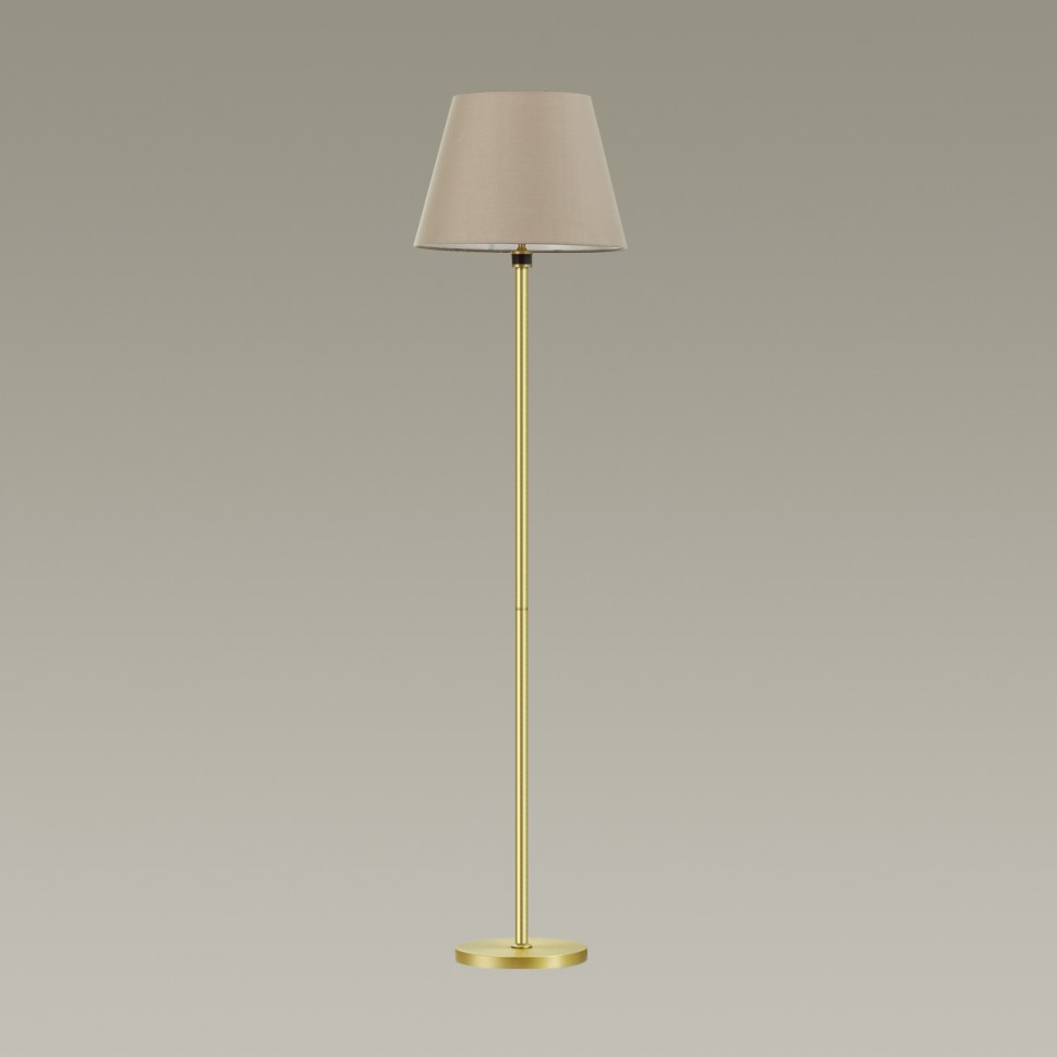 4429/1F Lumion Торшер MONTANA, античная латунь, бежевый