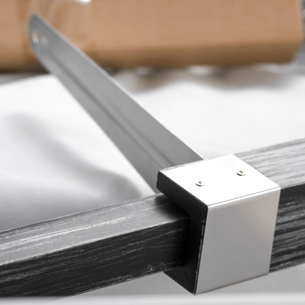 LSP-0554 LUSSOLE LGO торшер на треноге в стиле Лофт с деревянными элементами