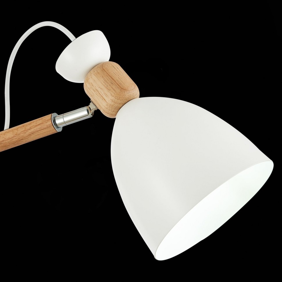 SLE103802-05 EVOLUCE Balcamo люстра потолочная в скандинавском стиле, с деревянными элементами, E27*5*60W