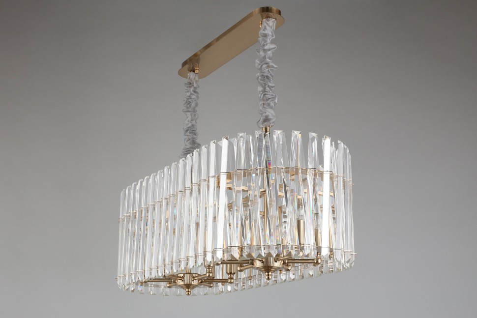 APL.808.13.12 APLOYT подвесная хрустальная люстра Verene, Е14*12, золото