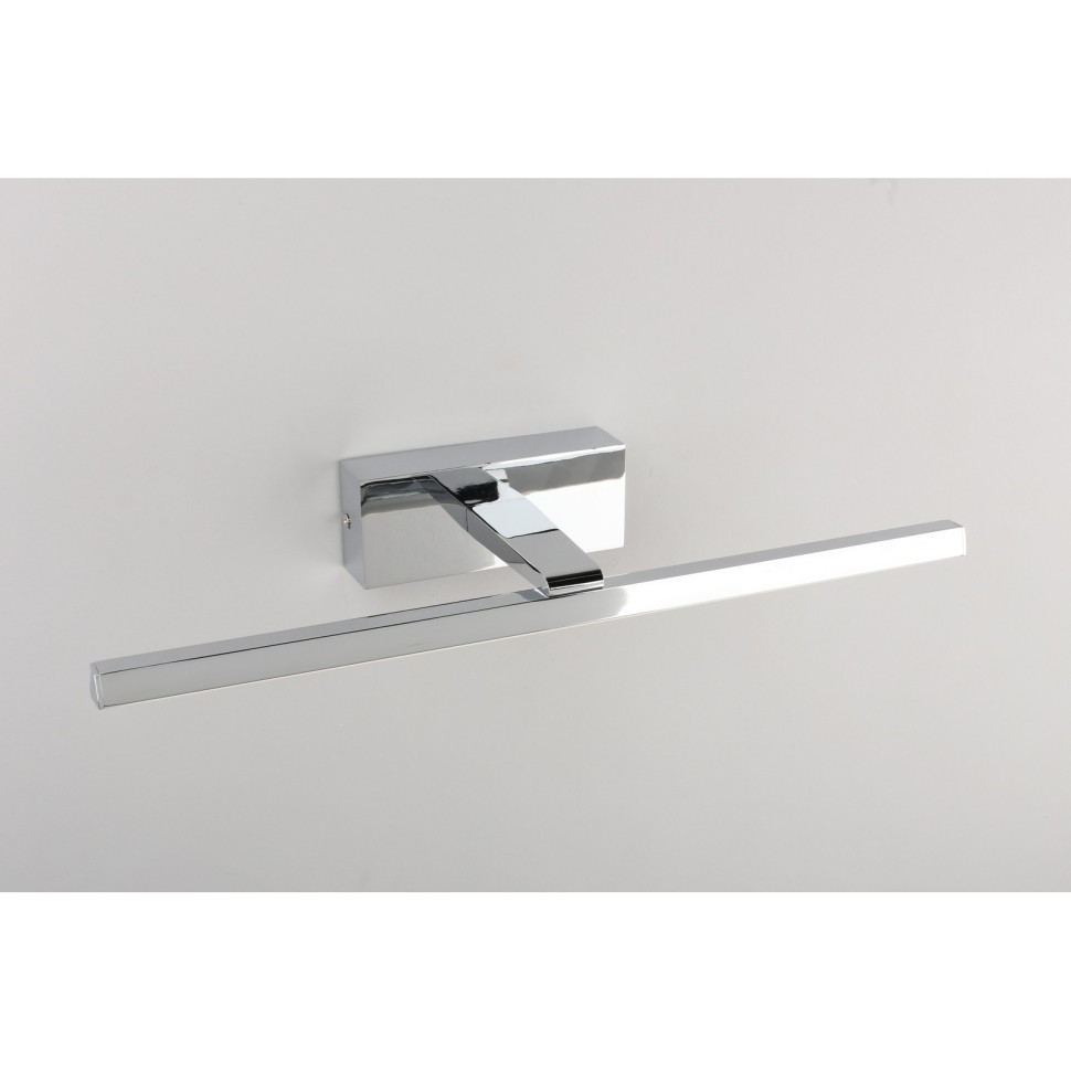 OML-24111-08 OMNILUX Bresso влагозащищенная подсветка для зеркал и картин 8W, 440Lm, 4000K, 46см, IP44, хром