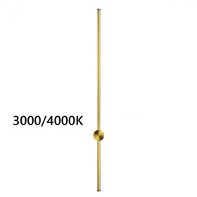 4335/18WGP ODEON LIGHT Fellini, золото, настенный светильник отраженного света, IP20, LED 18W, 849Лм, 3000K/4000K, 100см