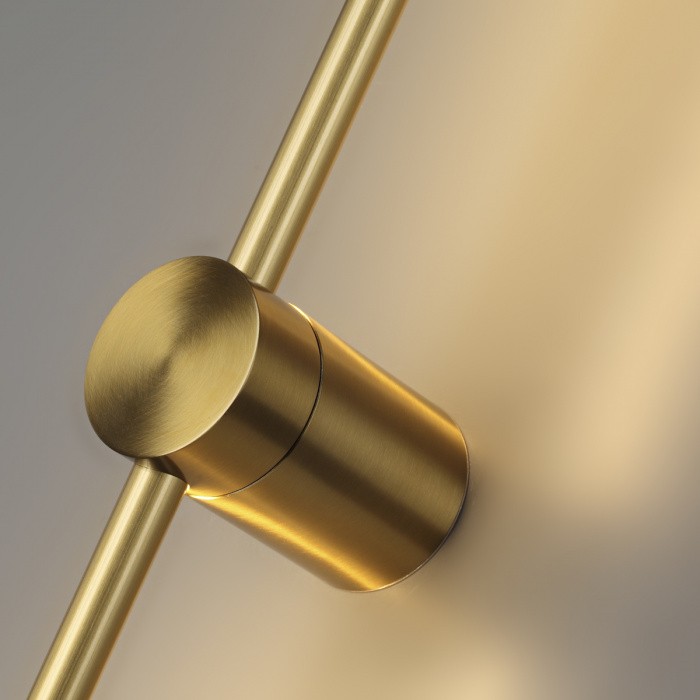 4335/18WGP ODEON LIGHT Fellini, золото, настенный светильник отраженного света, IP20, LED 18W, 849Лм, 3000K/4000K, 100см