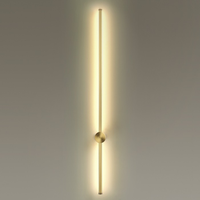 4335/18WGP ODEON LIGHT Fellini, золото, настенный светильник отраженного света, IP20, LED 18W, 849Лм, 3000K/4000K, 100см