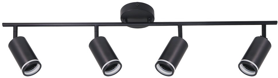 A2365PL-4BK ARTE LAMP спот черный настенно-потолочный светильник Imai GU10*4*15W