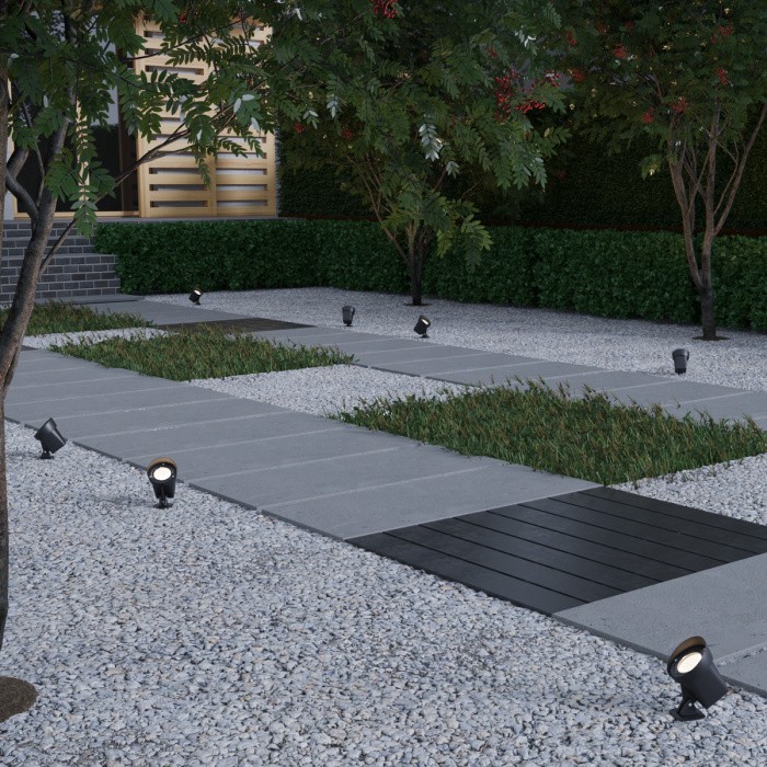 359530 NOVOTECH STREET черный ландшафтный грунтовой светодиодный светильник LANDSCAPE, IP65, LED 13W, 110-240V, 1040Лм, 4000К