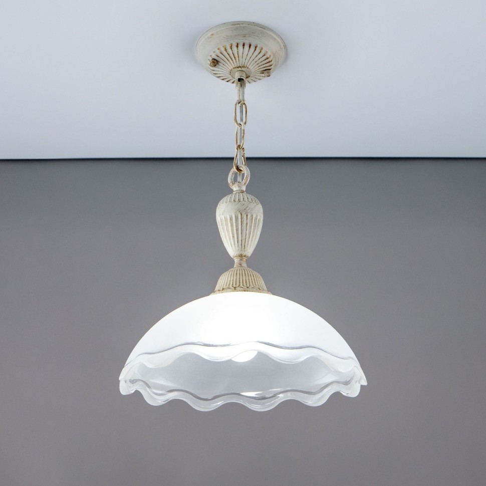 CL413210 CITILUX подвесной светильник Патина Латур, белый, золото, E27*1*75W, 30см диаметр