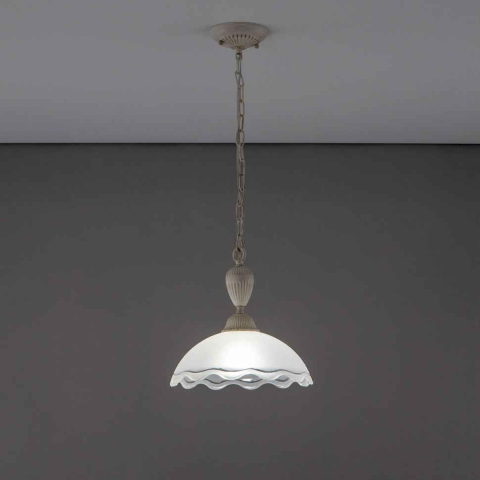 CL413210 CITILUX подвесной светильник Патина Латур, белый, золото, E27*1*75W, 30см диаметр