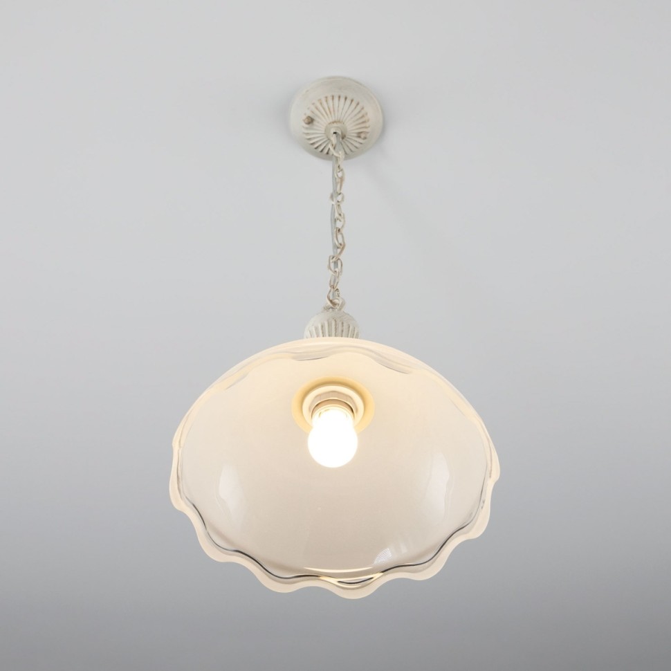 CL413210 CITILUX подвесной светильник Патина Латур, белый, золото, E27*1*75W, 30см диаметр