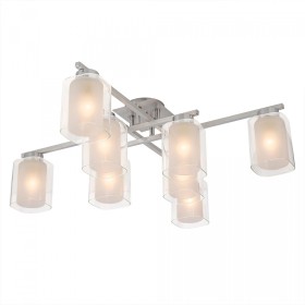 CL111180 Citilux Потолочный светильник Диез, алюминий, хром, E27*8*75W