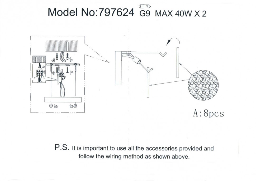 797624 Lightstar Бра CIRCO