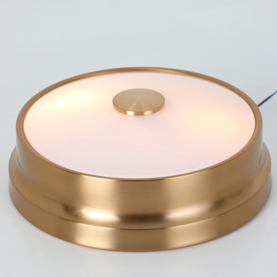 2375-2C Favourite Светильник потолочный Pannikin, 255мм диаметр, латунь, Е27*2