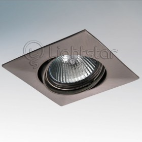 011035 LightStar Встраиваемый светильник LEGA QUA ADJ MR16