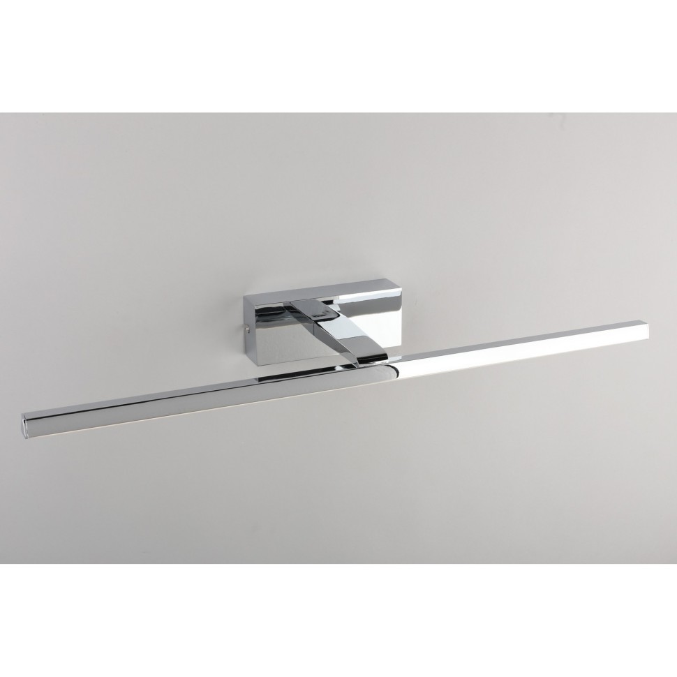 OML-24111-12 OMNILUX Bresso влагозащищенная подсветка для зеркал и картин 12W, 660Lm, 4000K, 60см, IP44, хром