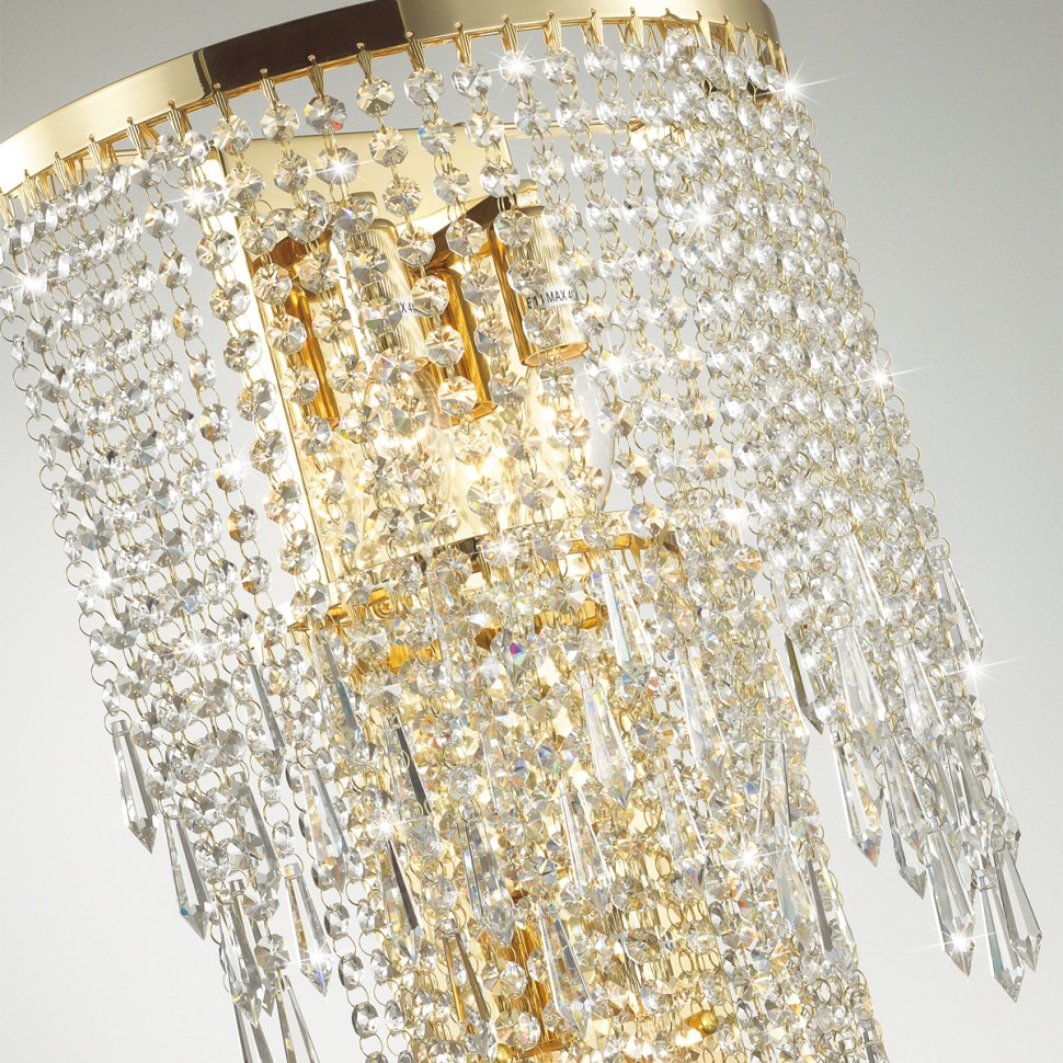 5028/3W ODEON LIGHT большое бра хрусталь CHOKKA Modern