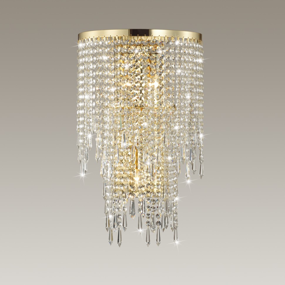 5028/3W ODEON LIGHT большое бра хрусталь CHOKKA Modern