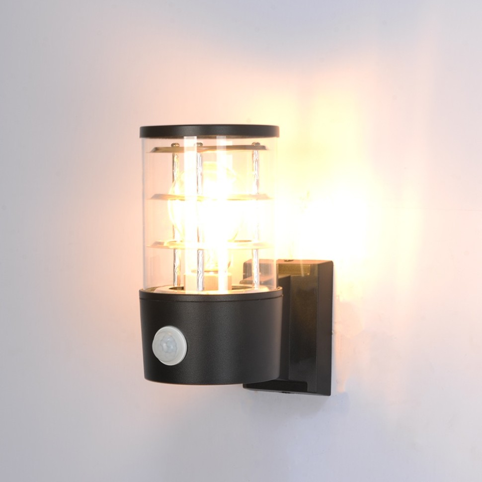A5316AL-1BK Arte Lamp Tokyo настенный уличный светильник с датчиком движения IP54