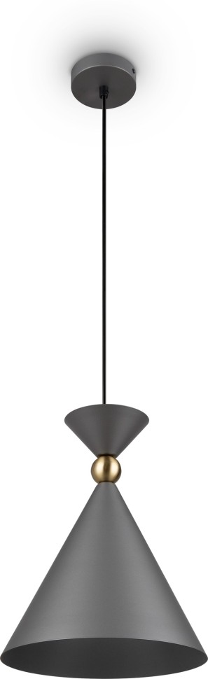 FR5392PL-01GR FREYA подвесной светильник Moth серый 250мм