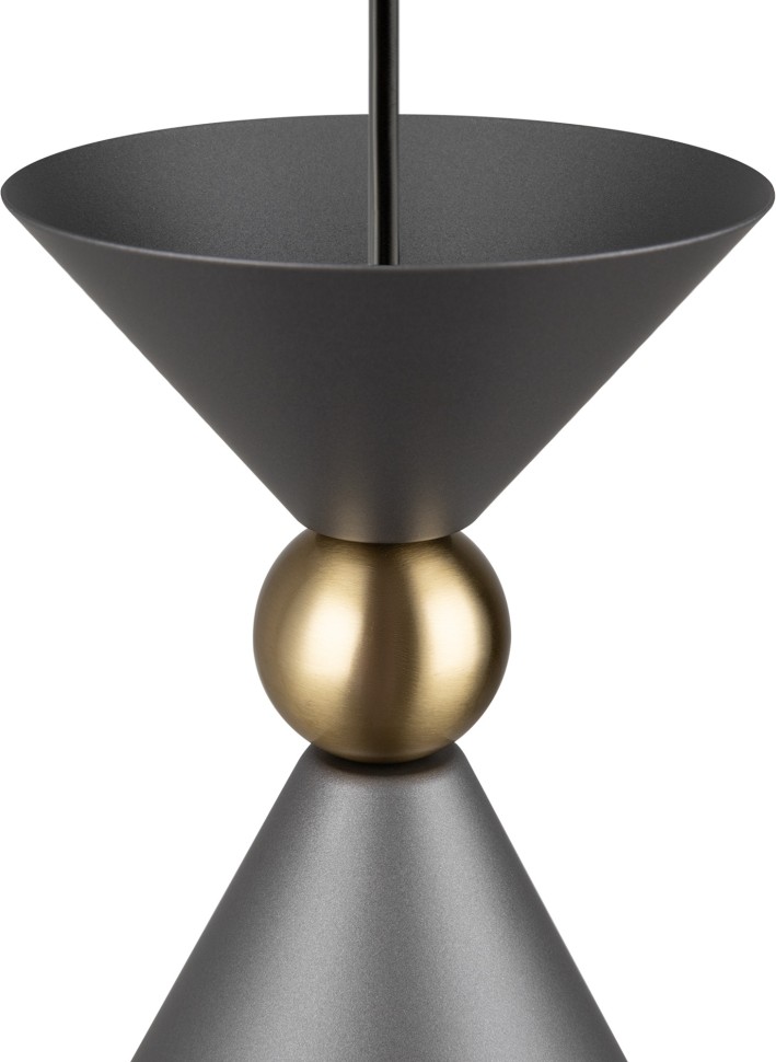 FR5392PL-01GR FREYA подвесной светильник Moth серый 250мм